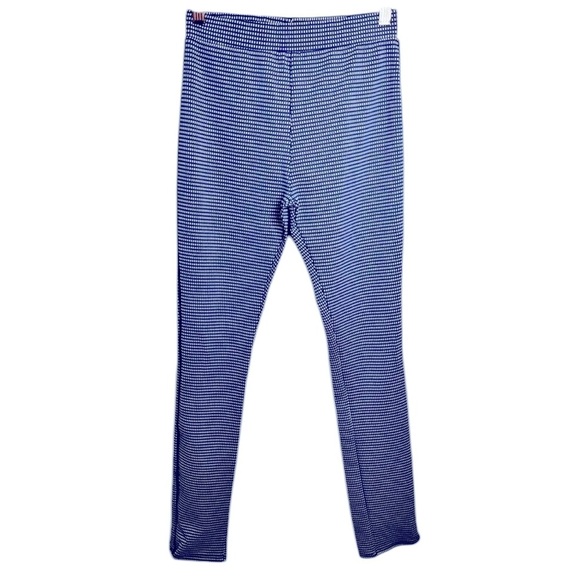 New with tags size small Zara blue, black, and white zip bottom pants - Picture 3 of 6